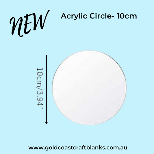 Acrylic Circle - 10cm