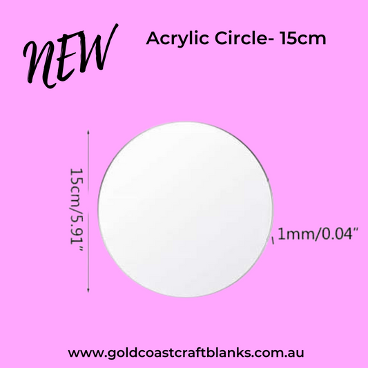 Acrylic Circle - 15cm