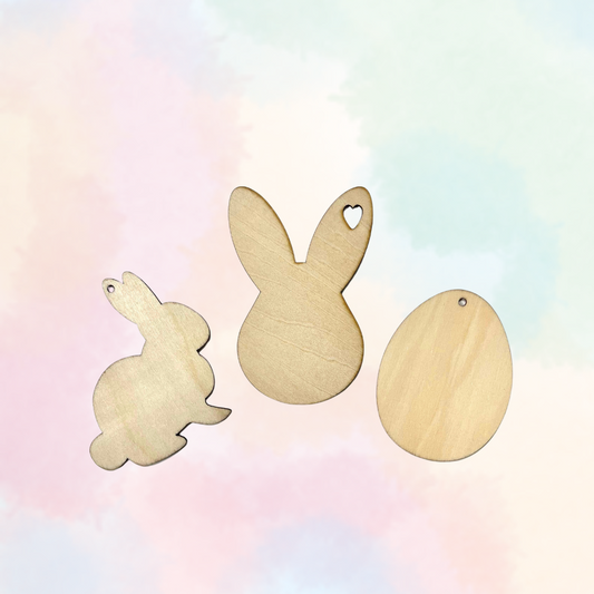 Wooden Easter Gift Tags