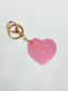 *OLD SUPPLIER* ACRYLIC GLITTER HEART KEYRING