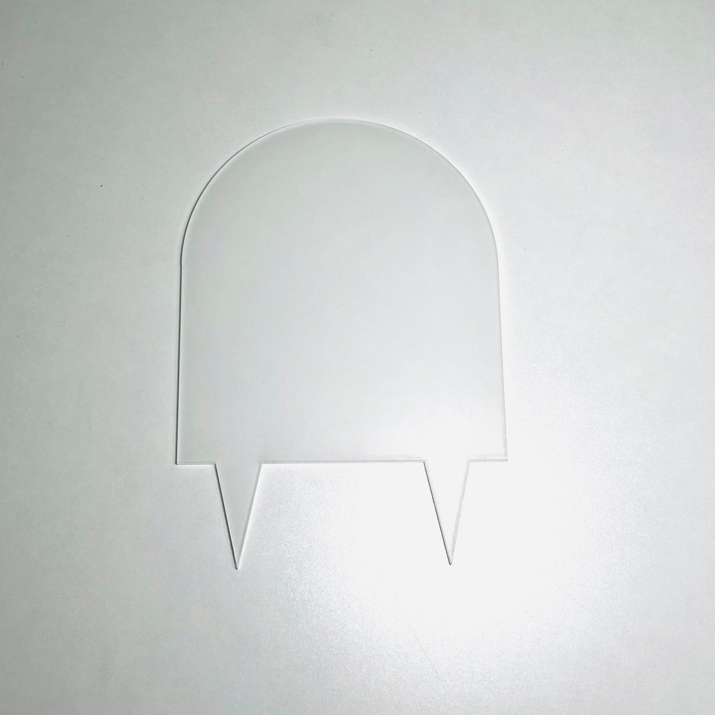 ACRYLIC CAKE TOPPER - ARCH 10CM