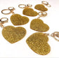 *OLD SUPPLIER* ACRYLIC GLITTER HEART KEYRING