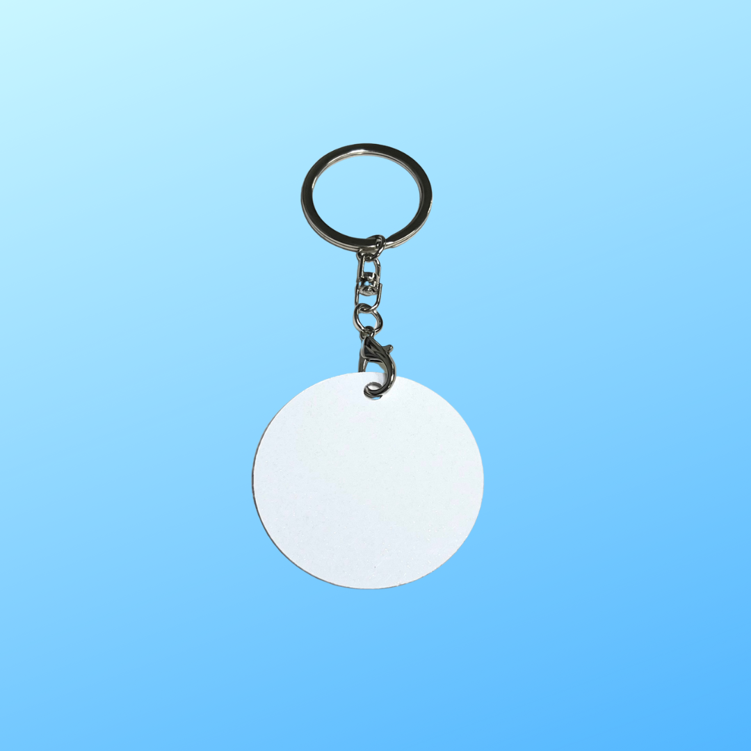 Sublimation Key Ring ALUMINIUM - CIRCLE 5CM